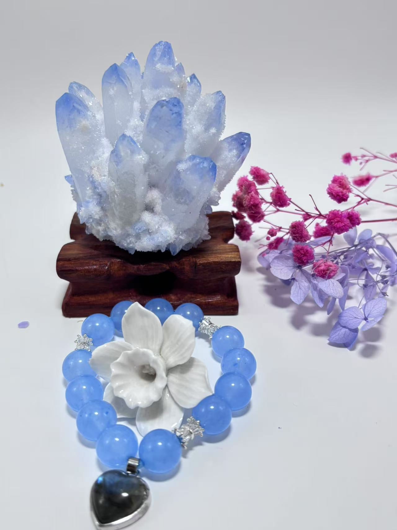 Aquamarine Crystal Bracelet-The Stone Of Courage