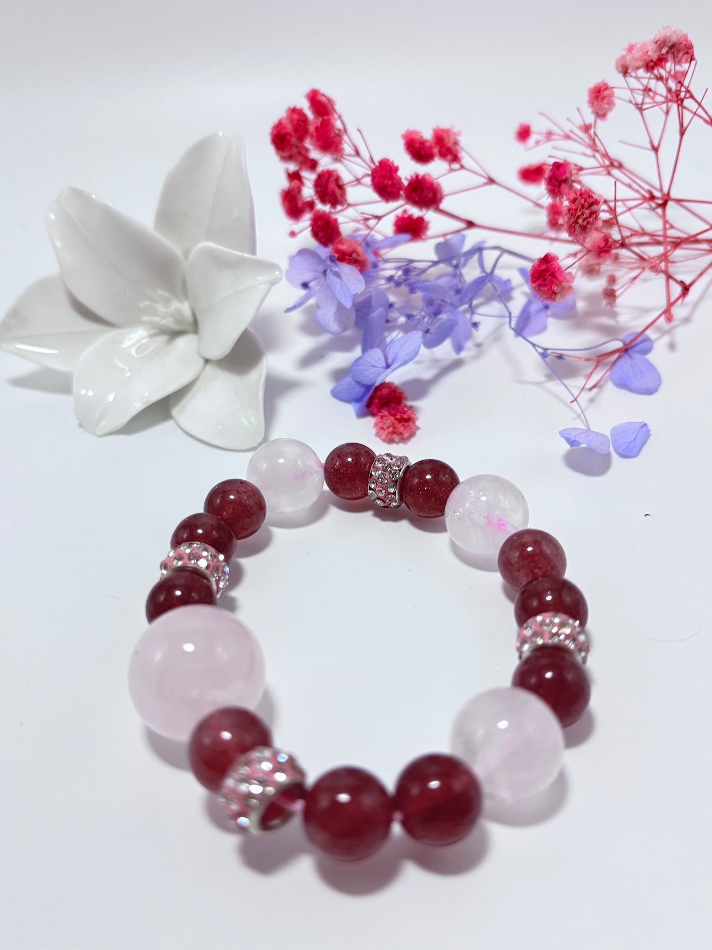 strawberry quartz-Love Stone