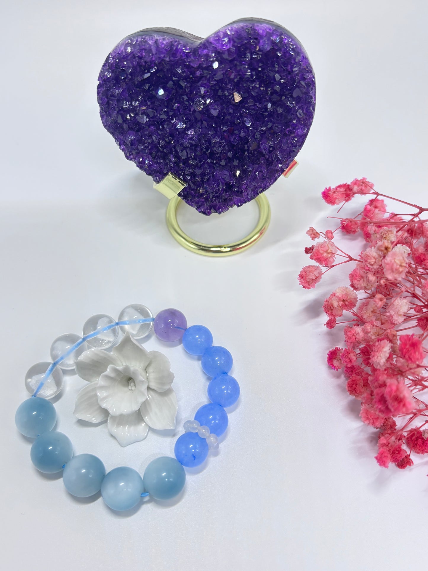 Simple style crystal bracelet