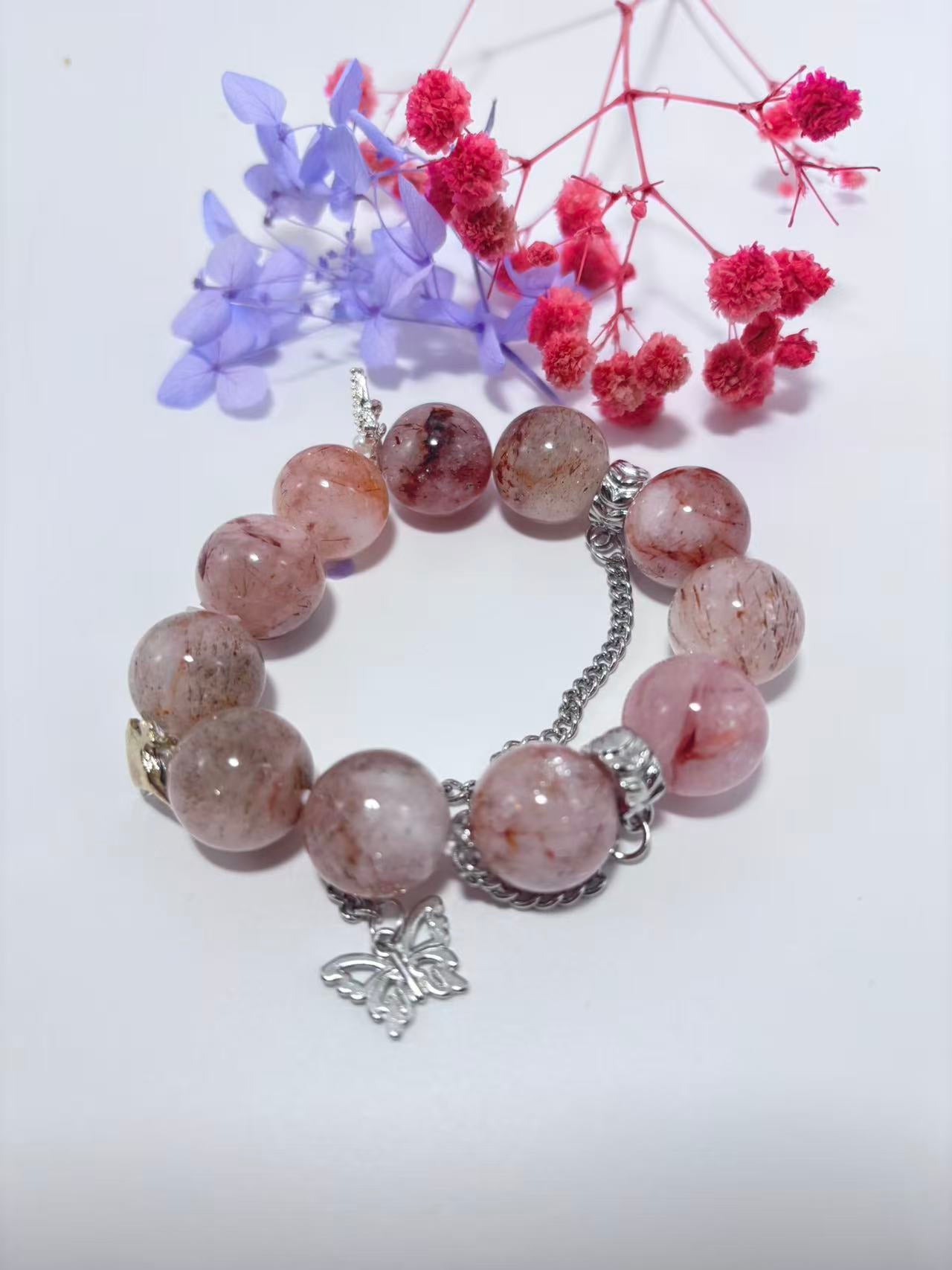 Golden Rutilated Quartz-  Venus Hair Stone-wealth attract