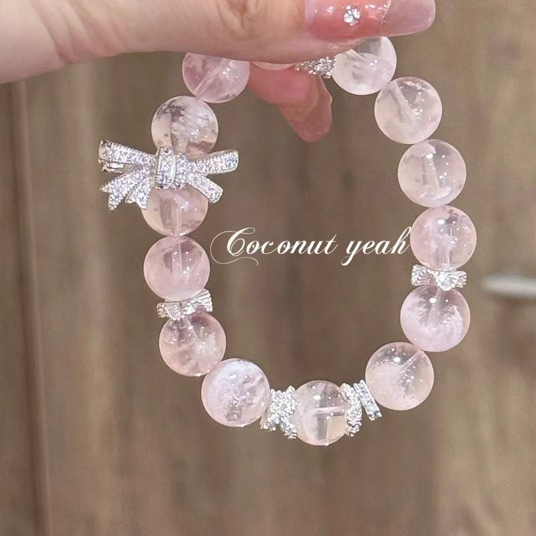 Simple style crystal bracelet