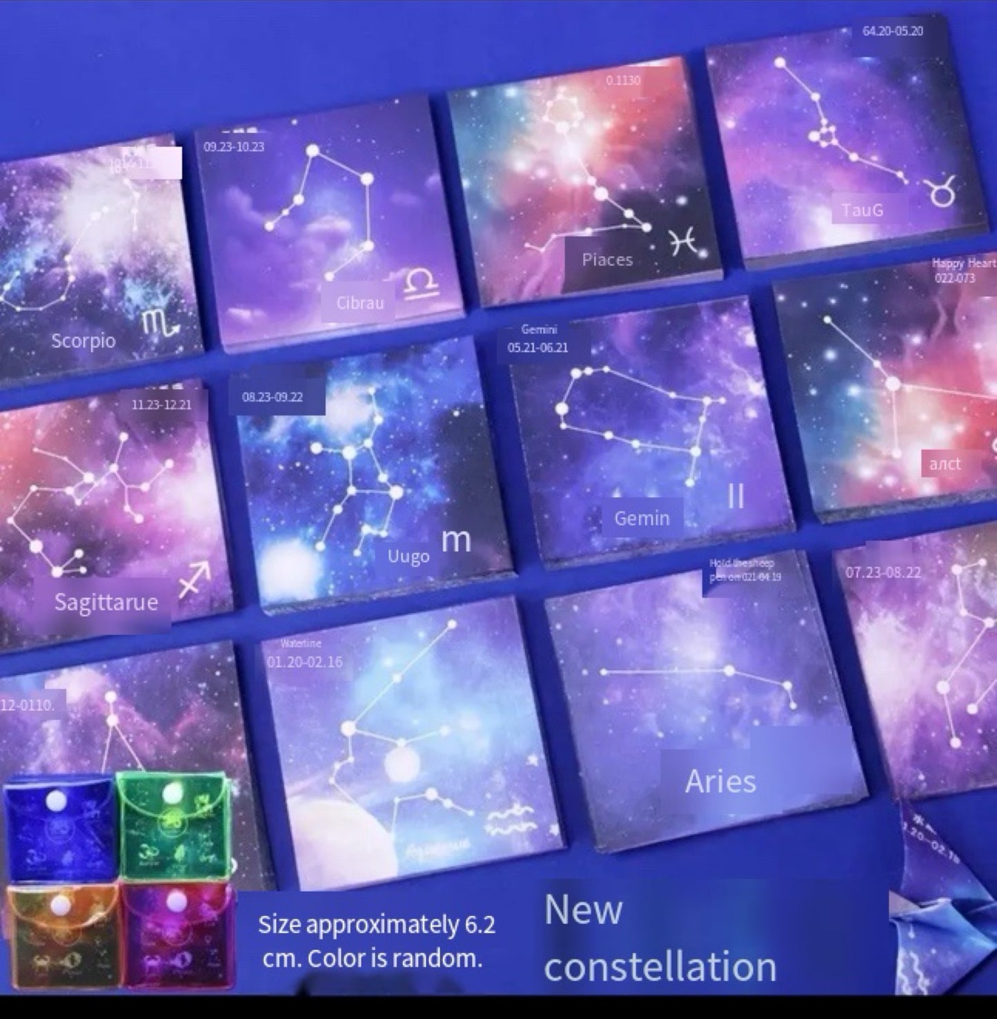 12 Zodiac Crystal Mystery Box